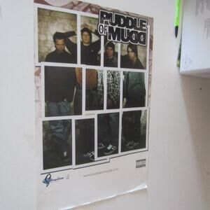 Vintage Puddle of Mudd Rock Band Poster 11x17 Grunge Y2K Music Collectible
